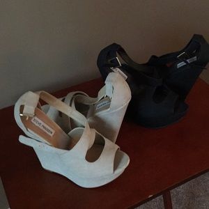 Platform sandals 2 pair